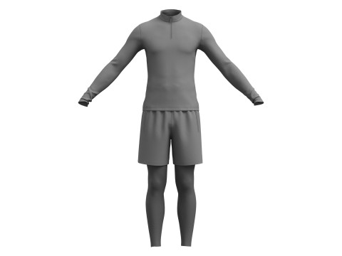 FALL RUNNER outfit - mv2 zpac obj fbx highpoly 3Dモデル