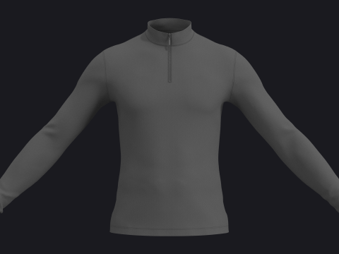 FALL RUNNER outfit - mv2 zpac obj fbx highpoly 3D Модель