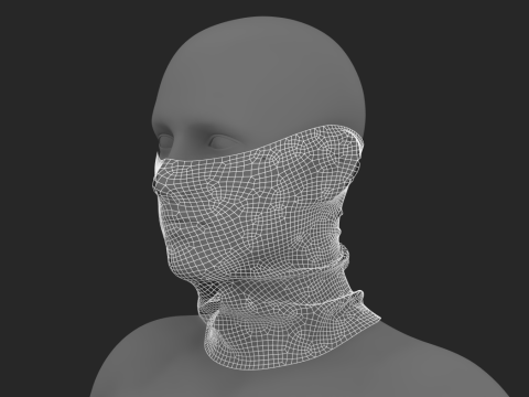 SCARVES PACK 2021 - g8m zprj obj fbx highpoly 3D Модель