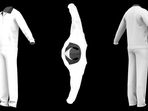 TRACKSUIT and SWEATSUIT outfits - mv2 fv2 zpac obj fbx highpoly 3Dモデル