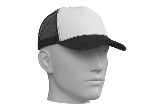 BASIC TRUCKER CAP - g8m zprj obj fbx 3D Model