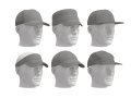 CASUAL CAPS PACK - g8m zprj obj fbx highpoly 3D 모델