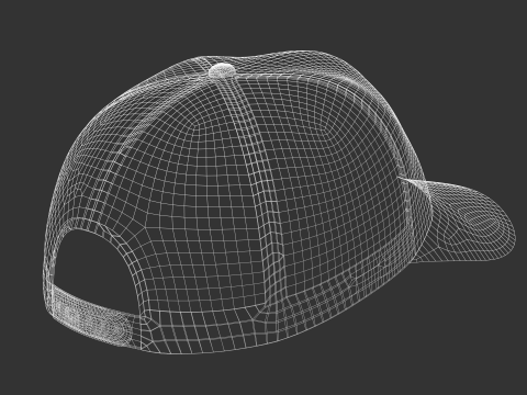 CASUAL CAPS PACK - g8m zprj obj fbx highpoly Modèle 3D
