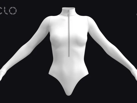 BASIC BODYSUITS - g8f zprj obj fbx highpoly 3D Model
