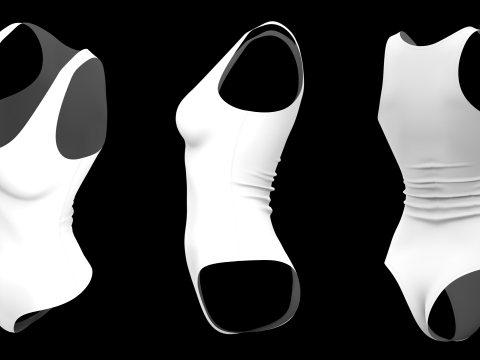 BASIC BODYSUITS - g8f zprj obj fbx highpoly Model 3D