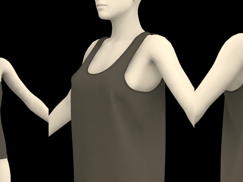 TANK TOPS PACK 2021 - g8m g8f zprj obj highpoly 3Dモデル