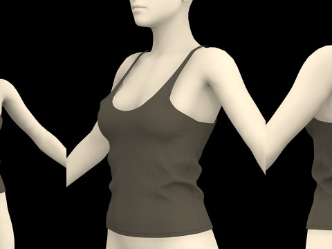 TANK TOPS PACK 2021 - g8m g8f zprj obj highpoly 3Dモデル