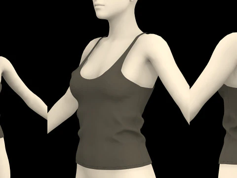 タンクトップパック 2021 - g8m g8f zprj obj highpoly 3Dモデル