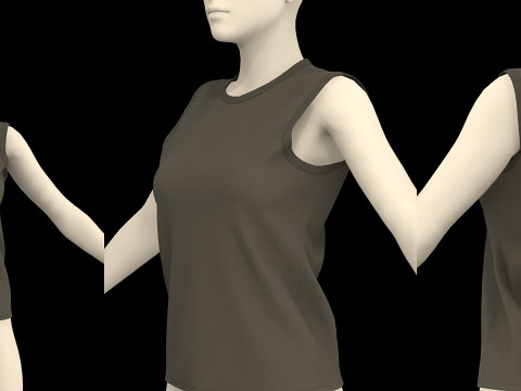 TANK TOPS PACK 2021 - g8m g8f zprj obj highpoly 3Dモデル