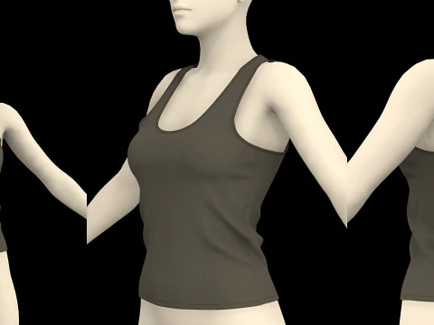 タンクトップパック 2021 - g8m g8f zprj obj highpoly 3Dモデル