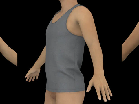 タンクトップパック 2021 - g8m g8f zprj obj highpoly 3Dモデル