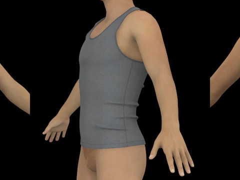 タンクトップパック 2021 - g8m g8f zprj obj highpoly 3Dモデル