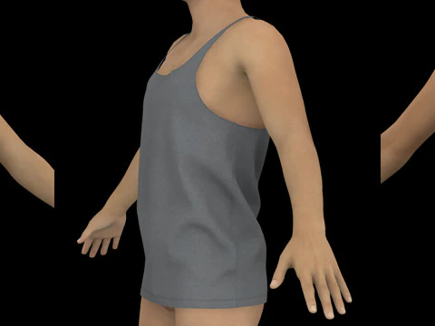 タンクトップパック 2021 - g8m g8f zprj obj highpoly 3Dモデル