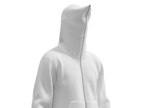 FULL ZIP HOODIE 2021 - mv2 zpac obj fbx highpoly 3D 模型