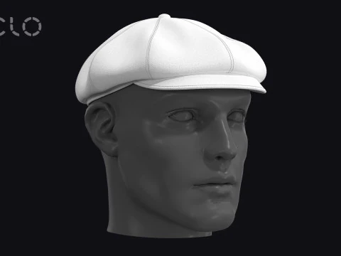 BON&Eacute; B&Aacute;SICO DE NEWSBOY - mv2 zpac obj fbx highpoly Modelo 3D