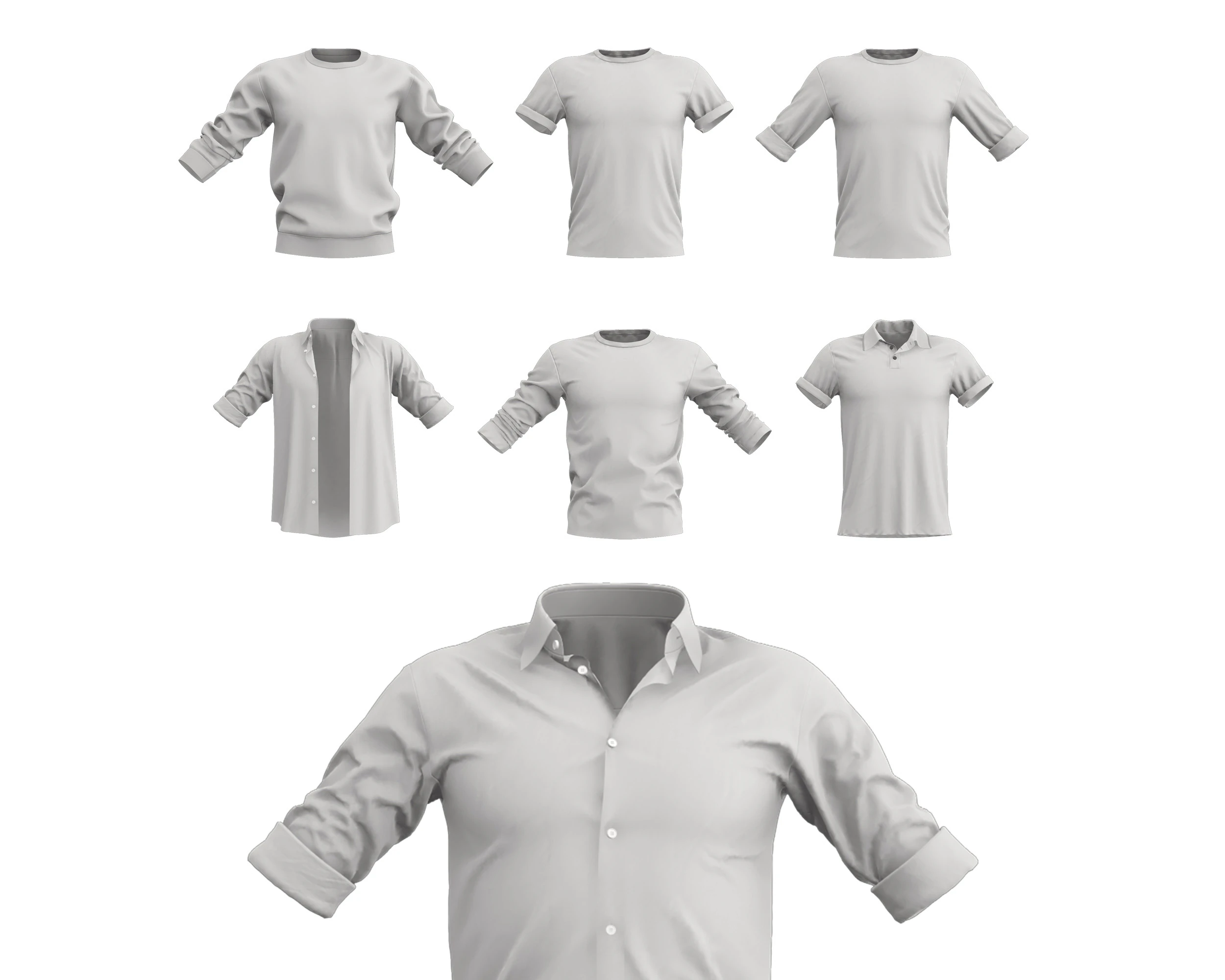 ロールアップスリーブパック 2021 - g8m zprj obj fbx highpoly 3Dモデル .c4d .max .obj .3ds .fbx .stl .blend 