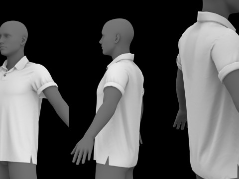 ROLLED UP SLEEVES PACK 2021 - g8m zprj obj fbx highpoly 3Dモデル