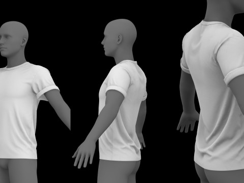 ROLLED UP SLEEVES PACK 2021 - g8m zprj obj fbx highpoly 3Dモデル