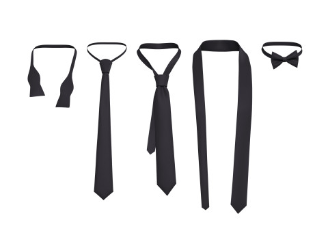 TIES PACK - g8m zprj obj fbx highpoly 3D Model