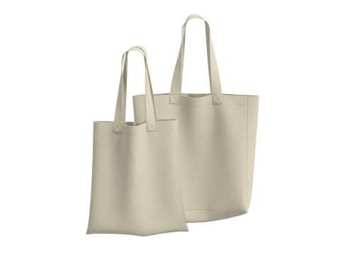 BASIC TOTE BAGS - zprj obj fbx highpoly 3Dモデル