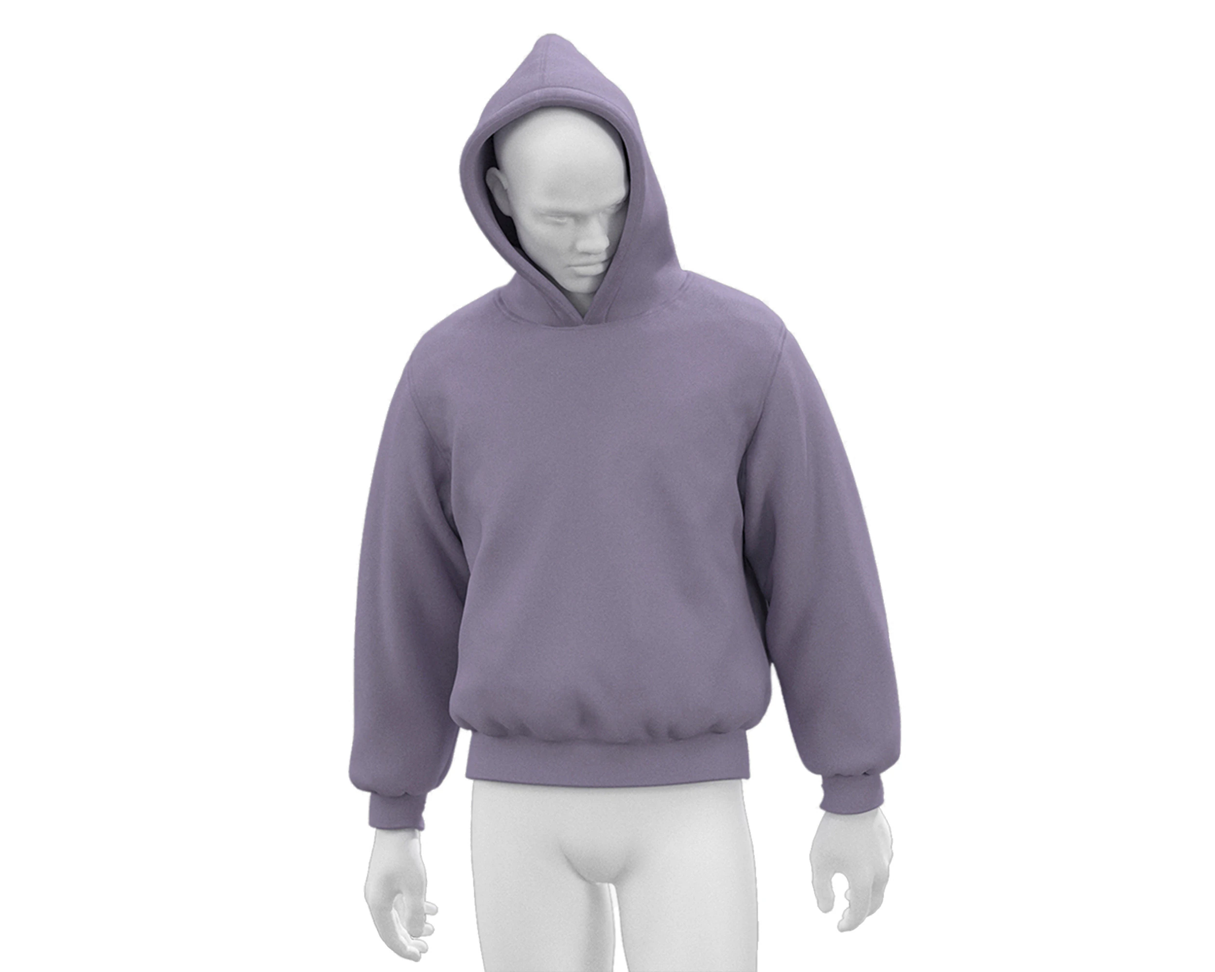 HEAVYWEIGHT HOODIE 2021 - g8m mv2 - clo 3d zprj projects 3D Model .c4d .max .obj .3ds .fbx .stl .blend 