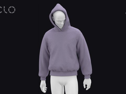 HEAVYWEIGHT HOODIE 2021 - g8m mv2 - clo 3d zprj projects 3Dモデル