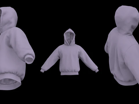HEAVYWEIGHT HOODIE 2021 - g8m mv2 - clo 3d zprj projects 3D Model