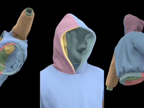 HEAVYWEIGHT HOODIE 2021 - g8m mv2 - clo 3d zprj projects 3D Model