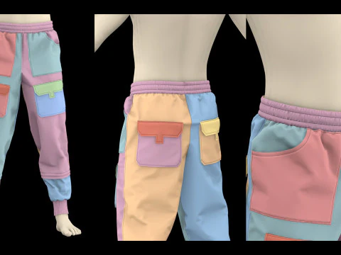 男性パンツパック 2021 - g8m zprj obj highpoly 3Dモデル