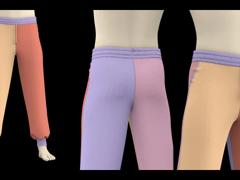 男性パンツパック 2021 - g8m zprj obj highpoly 3Dモデル