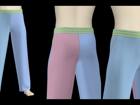 MALE PANTS PACK 2021 - g8m zprj obj highpoly 3Dモデル