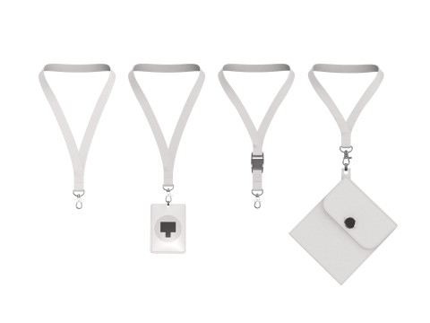 BASIC NECK STRAPS - g8m zpac obj fbx highpoly 3Dモデル