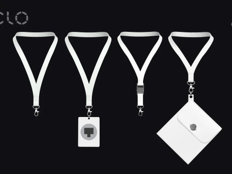 BASIC NECK STRAPS - g8m zpac obj fbx highpoly 3D Model