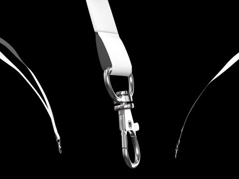 BASIC NECK STRAPS - g8m zpac obj fbx highpoly 3D-Modell