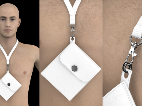 BASIC NECK STRAPS - g8m zpac obj fbx highpoly 3D-Modell