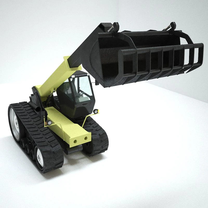tractor 3D Model .c4d .max .obj .3ds .fbx .stl .blend 