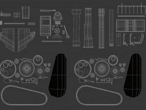 tractor 3D Model