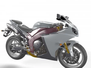 sport bike 3D Model