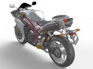 sport bike 3D Model