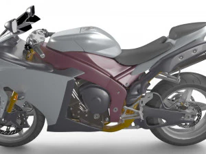 sport bike 3D Model