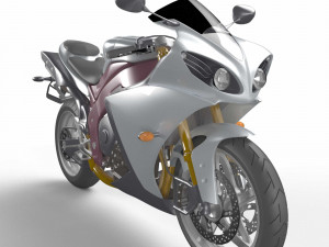 sport bike Model 3D