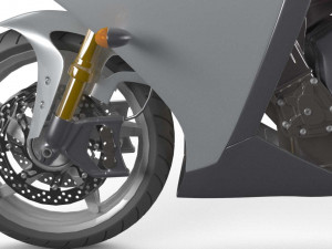 sport bike Model 3D