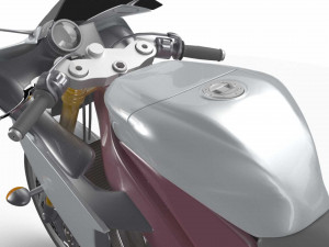 sport bike Model 3D