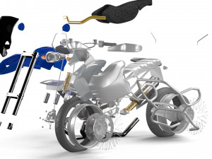 r1200r motorcycle Model 3D