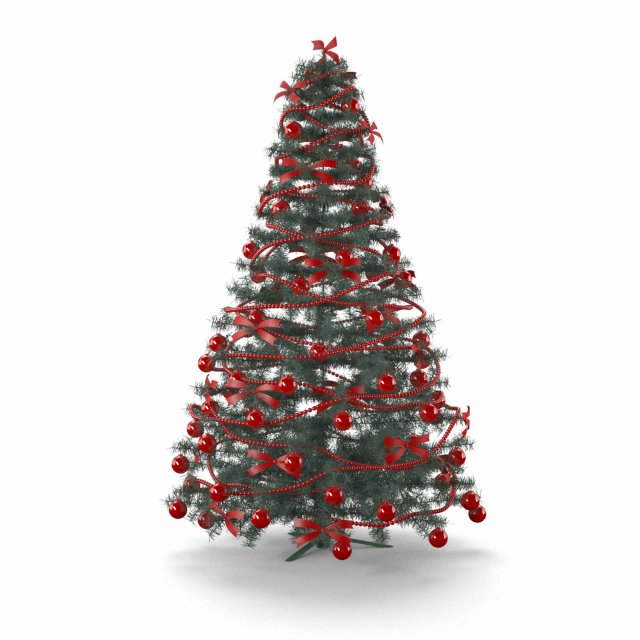 christmas tree Modelo 3D .c4d .max .obj .3ds .fbx .stl .blend 