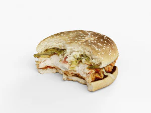hamburger Modello 3D