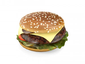burger 3D 模型