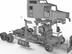 truck kenworth 3D Model