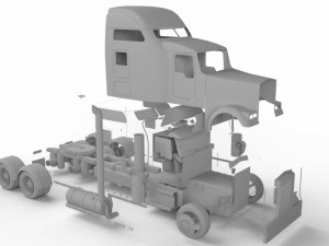truck kenworth 3D Model