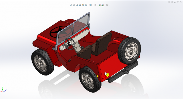toy jeep 3D 打印模型 .c4d .max .obj .3ds .fbx .stl .blend 
